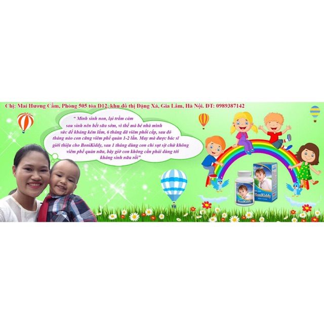 BONIKIDDY- kích thích hệ thống miễn dịch, bồi bổ cơ thể