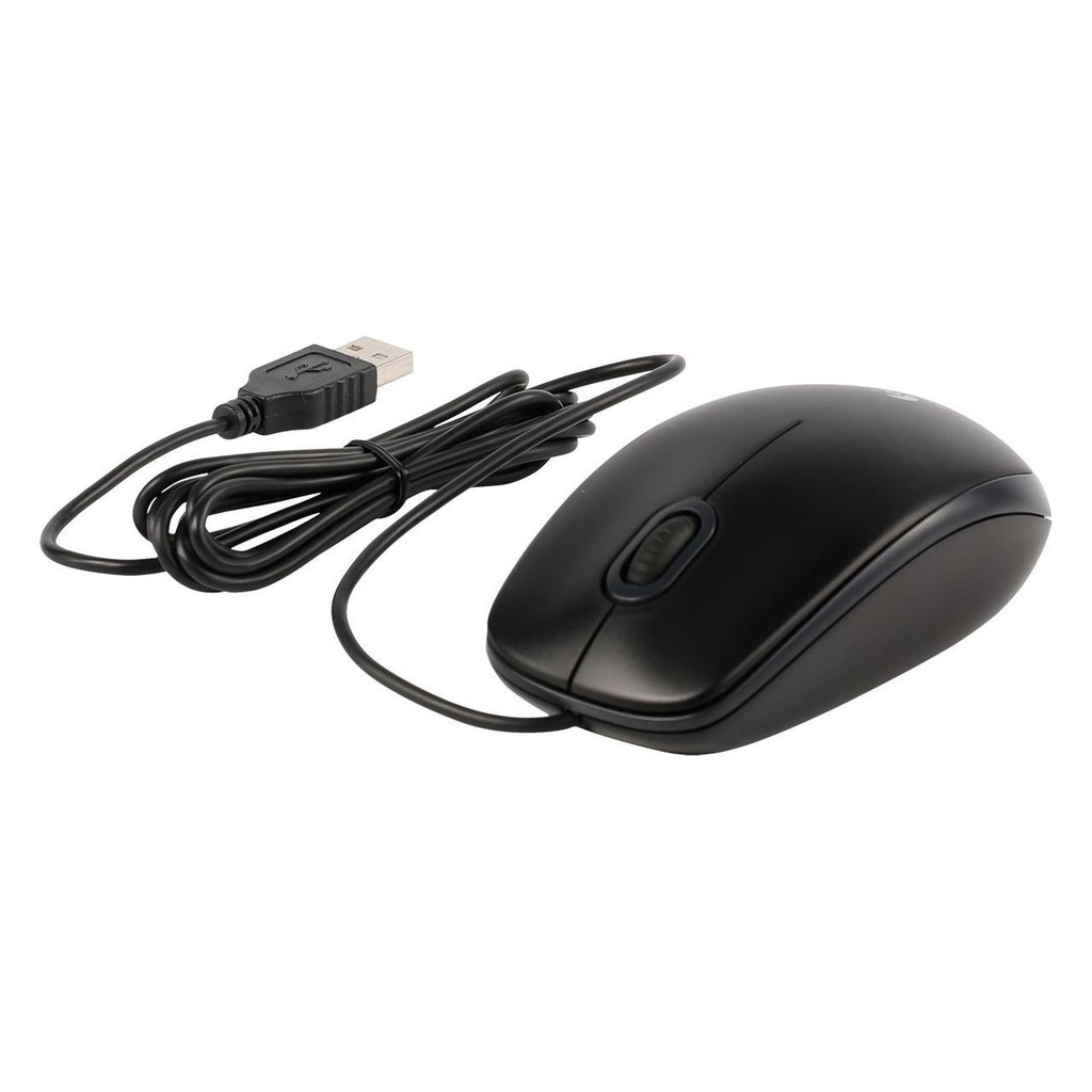 Chuột Có Dây Logitech B100 800DPI Chính Hãng - BH 36 Tháng - Hưng Long PC