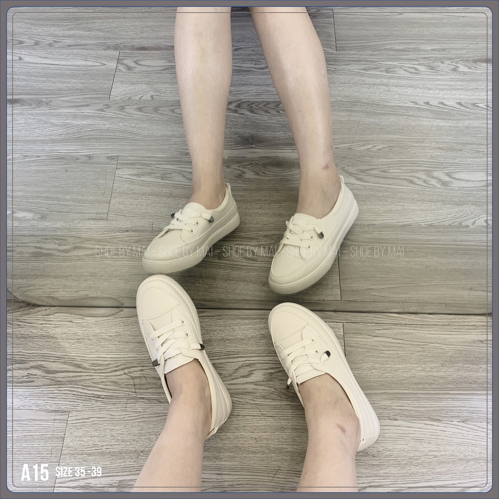 Giày thể thao nữ cá tính, giày sneaker nữ A15 SHOEBYMAI