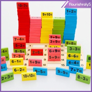 Bộ Đồ Chơi Domino Học Toán Bằng Gỗ Cho Bé