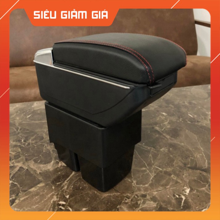 Hộp tỳ tay xe ô tô FORD FIESTA - 7 CỔNG USB - NHIỀU MÀU Hàng Cao Cấp