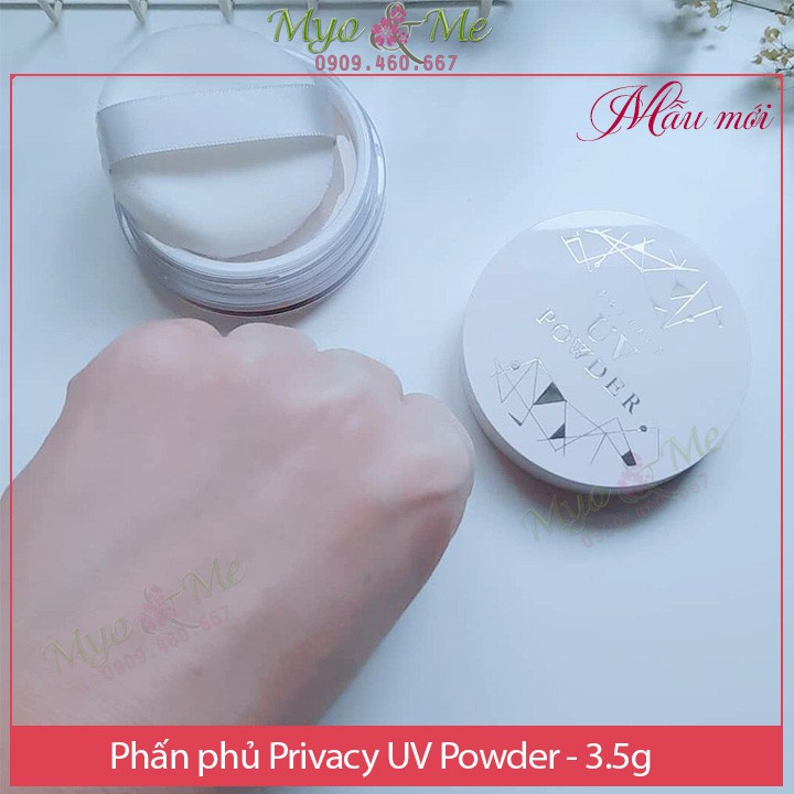 (Mẫu mới) Phấn phủ Privacy UV Face Powder chống nắng kiềm dầu SPF50+/PA++++