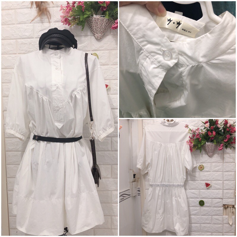 Áo xô trắng thanh lịch dưới 60 kg