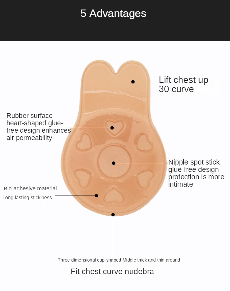 Miếng Dán Nhũ Hoa Silicon Gợi Cảm Cho Nữ