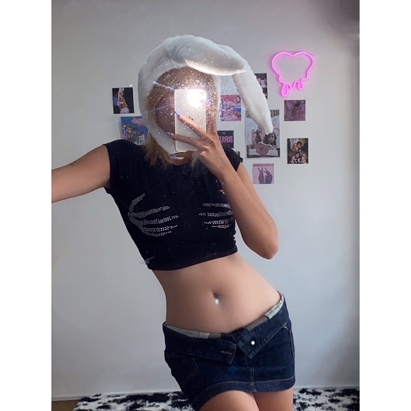 GENER | Chân váy jean logo Gener - Y2K Style | Gener Be Confident Denim Skirt