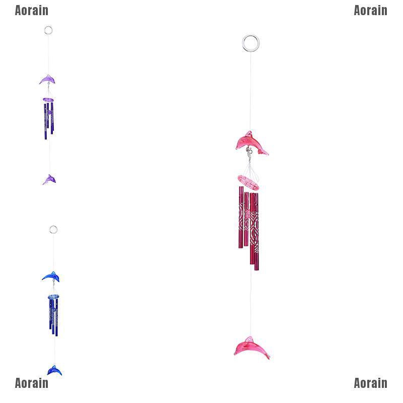 Chuông Gió Kim Loại 4 Viên Pha Lê Sáng Tạo