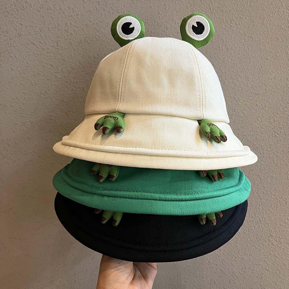 Nón Bucket Chống Nắng Hình Chú Ếch Dễ Thương Phong Cách Hàn Quốc