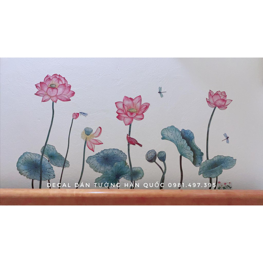 Decal dán tường [ hình đẹp như tranh vẽ ] phong cách trung hoa cổ, sơn thủy, trang trí phòng ngủ, phòng khách | BigBuy360 - bigbuy360.vn