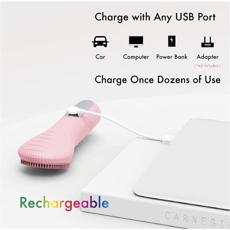 Máy rửa mặt sạch sâu không thấm nước Nagra Coola Sonic Face Scrubber nam nữ USA