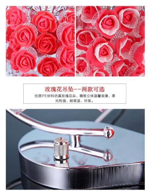 Đèn ngủ hoa hồng kèm đèn xông tinh dầu