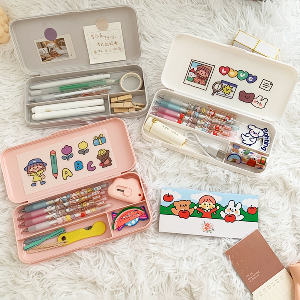 Hộp Đựng Bút Đa Năng Sức Chứa Lớn Dành Cho Học Sinh