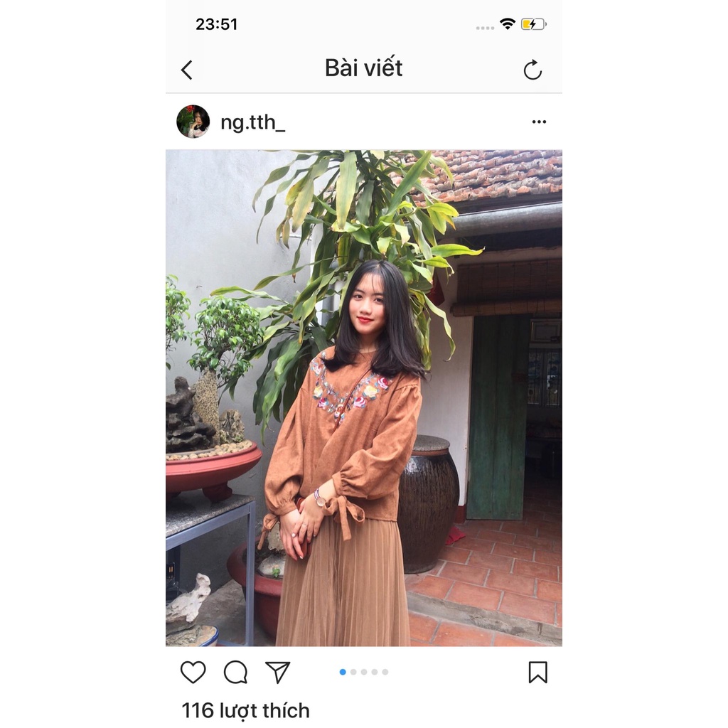 Áo Thêu Hoa  - Mẫu độc quyền không đụng hàng!