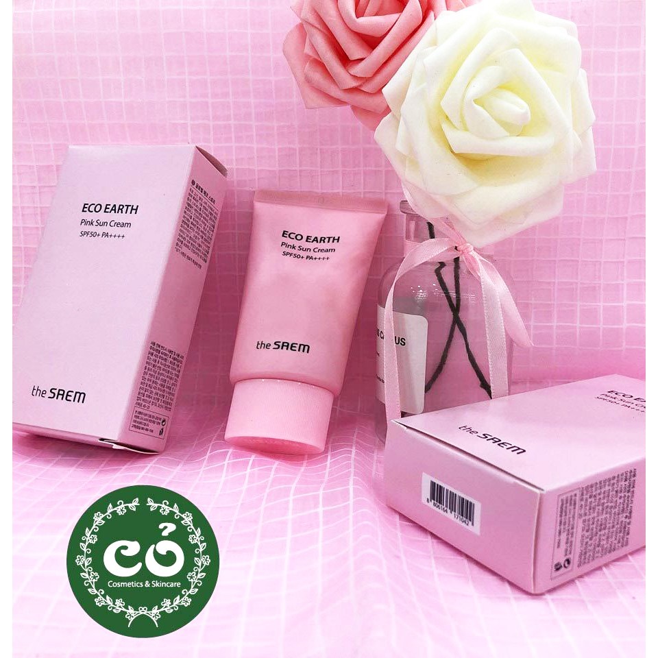 [Mẫu Mới] Kem chống nắng THE SAEM Eco Earth Sun Cream Ex 50ml | BigBuy360 - bigbuy360.vn