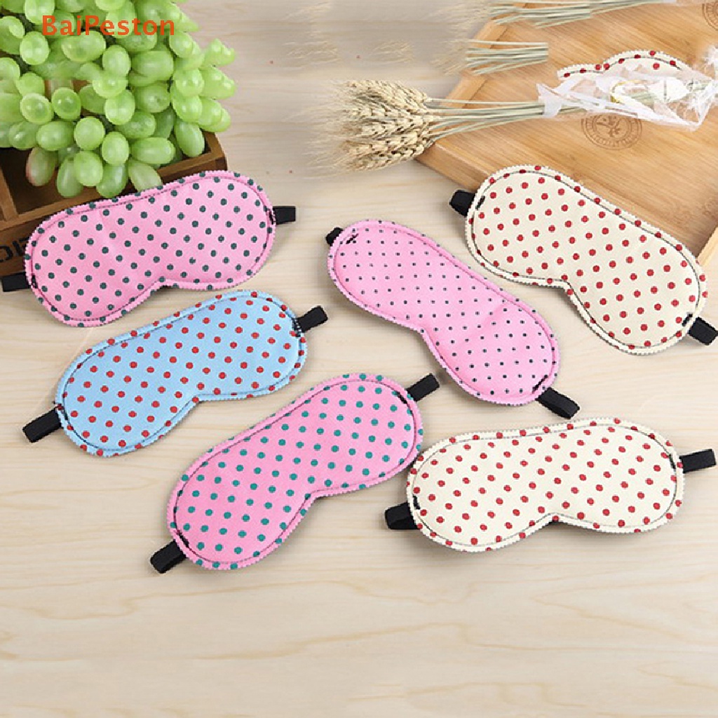[BaiPeston] Mặt Nạ Che Mắt Ngủ In Họa Tiết Giúp Thư Giãn Khi Đi Du Lịch