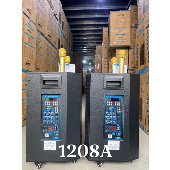 Loa kéo có Reverb - AZPro 1208A Bass 30-3 đường tiếng