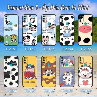 Ốp lưng Vsmart Star 5 in hình Bò Sữa