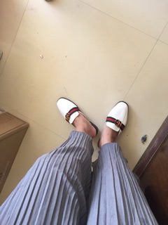Giầy da lười sục không gót thời trang ( coi kĩ ảnh thật phía cuối )