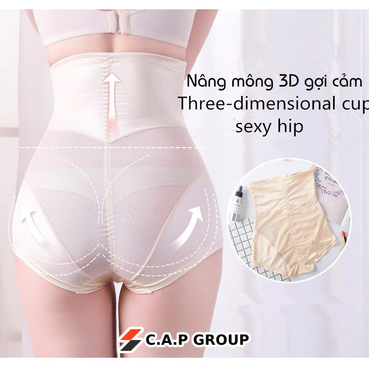 Quần gen nịt bụng định hình nâng mông mặc váy khoá kéo trước chống cuộn chất đẹp cao cấp | BigBuy360 - bigbuy360.vn