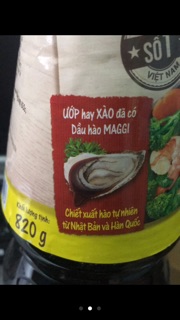 2 chai dầu hào magi 820g