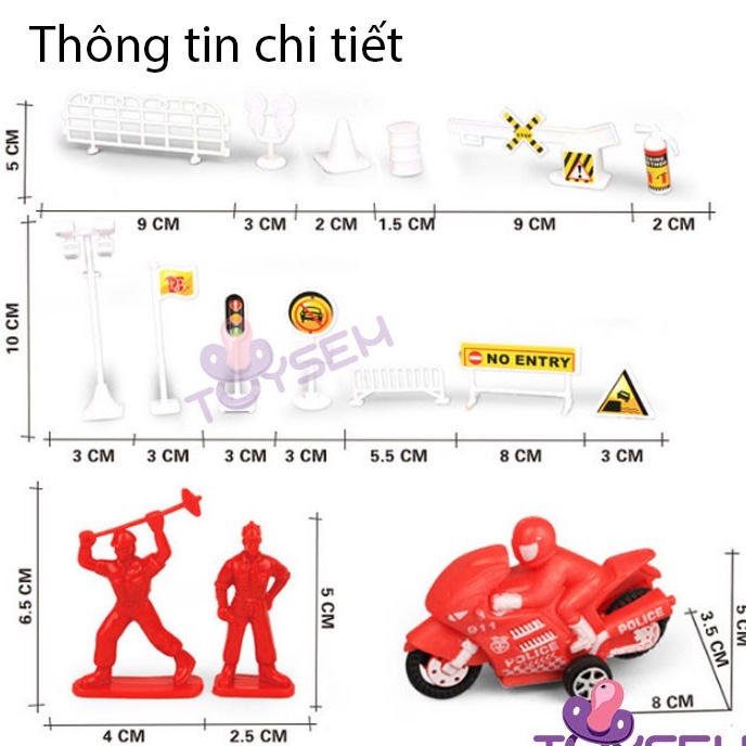 Đồ chơi trẻ em bộ lính cứu hỏa nhập vai Toysem DYB168-113B - Quà tặng sinh nhật cho bé - 10151