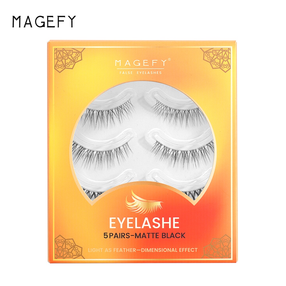 Set 5 Cặp Lông Mi Giả Nhẹ Tự Nhiên MAGEFY