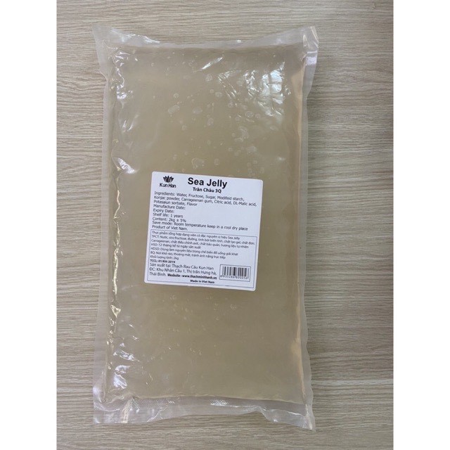 Trân Châu 3Q Sea Jelly (Minh Hạnh) (2kg) (Nguyên vị TRắng/Caramel)