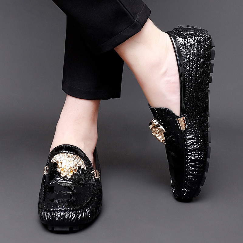 Giày Lười Da Thời Trang Dành Cho Nam, Size 37-46