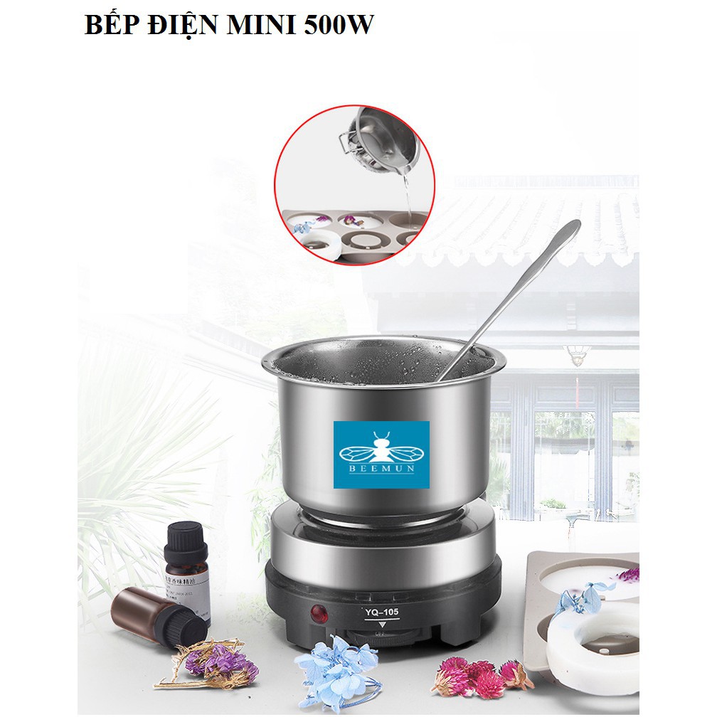 Bếp điện nhỏ mini 500w hàng chuẩn bảo hành 6 tháng siêu bền đẹp