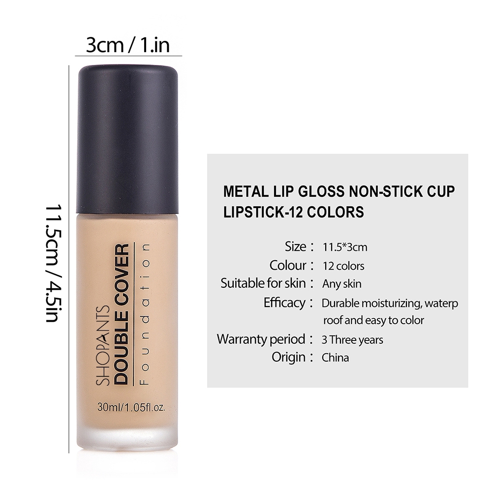 [Hàng mới về] Kem nền trang điểm tự nhiên lâu trôi kháng nước SHOPANTS