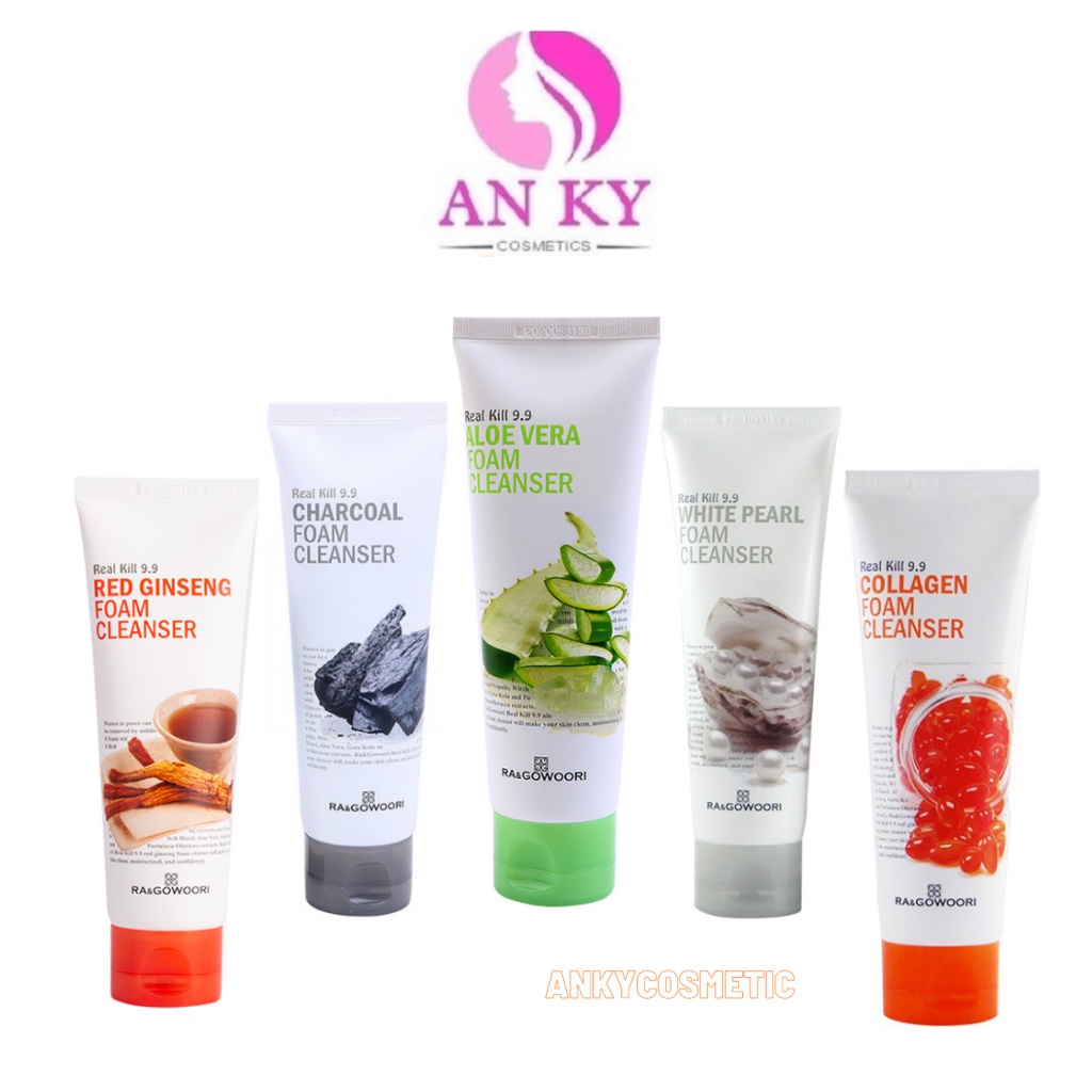 Sữa Rửa Mặt Sáng Da, Chống Lão Hóa RA&GOWOORI 120ml