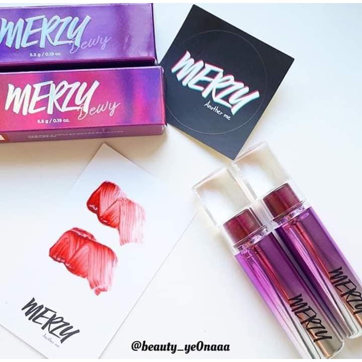 Son Tint Bóng Siêu Lì, Cho Đôi Môi Căng Mọng Merzy Aurora Dewy Tint 5.5g [ Order ] | BigBuy360 - bigbuy360.vn