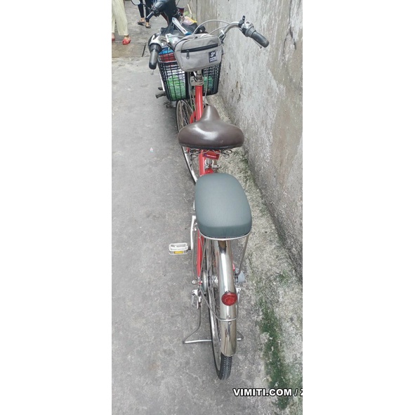 Xe đạp BAA chính hãng, dây curoa,đùm năng lượng mặt trời, 3 số tự động