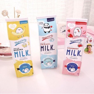 Túi bút hình hộp sữa