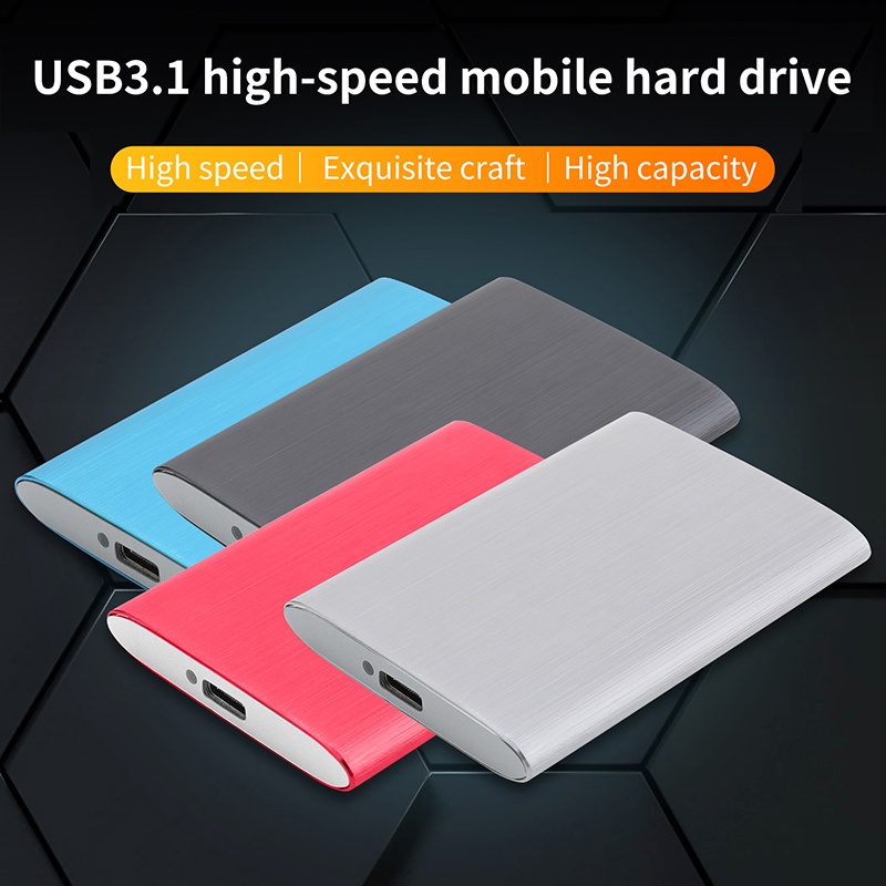 Ổ cứng thể rắn SSD bên ngoài USB 3.1 Ổ cứng di động 2TB