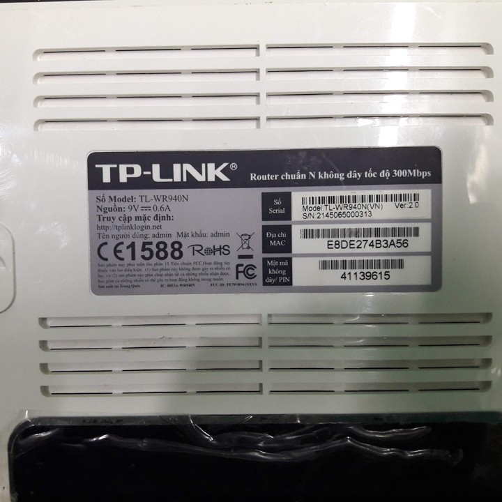 Bộ phát wifi TPLINK 940N 3 râu sóng cực khỏe tốc độ 300Mbps