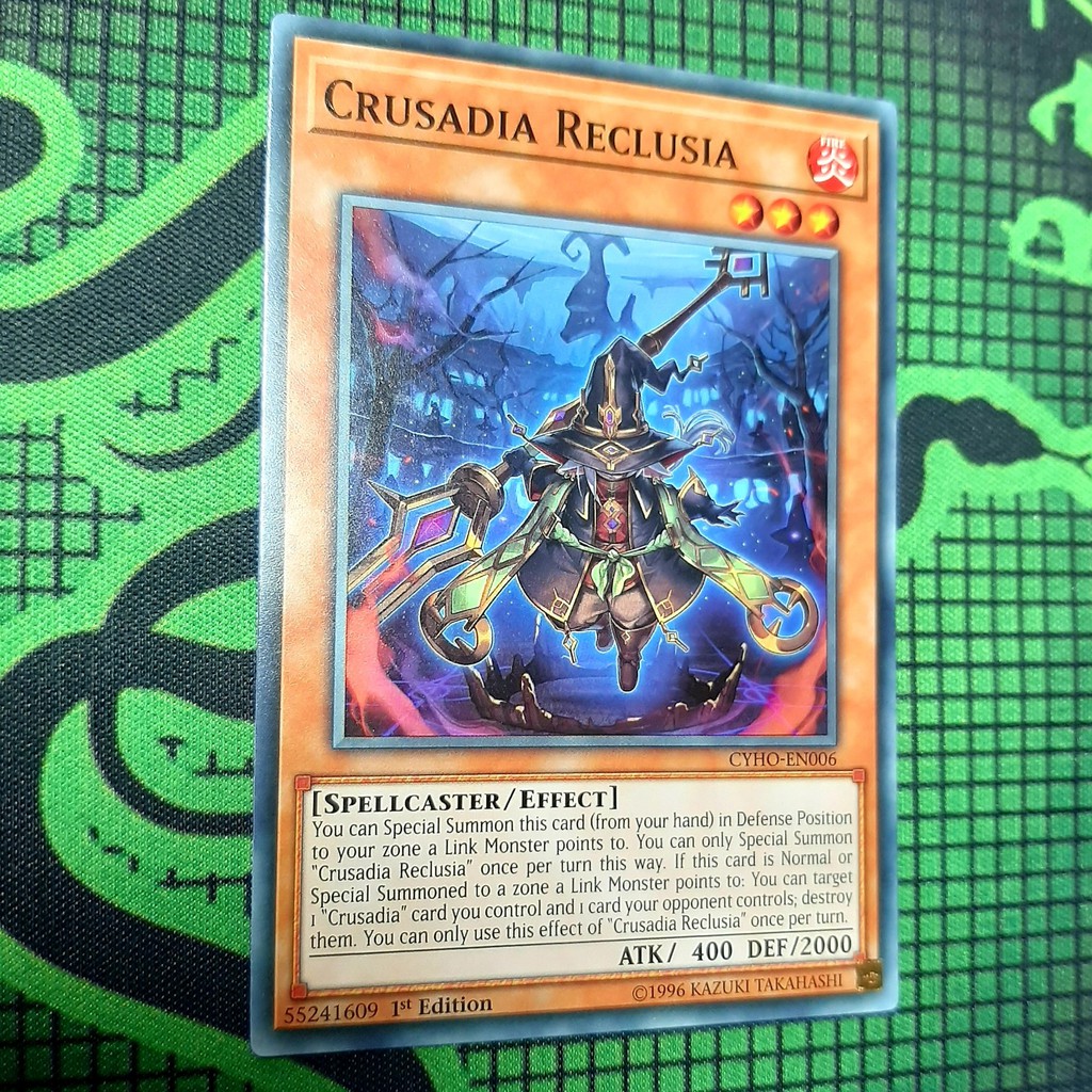 THẺ BÀI YUGIOH Monster Crusadia Reclusia - CYHO-EN006 - Common 1st Edition