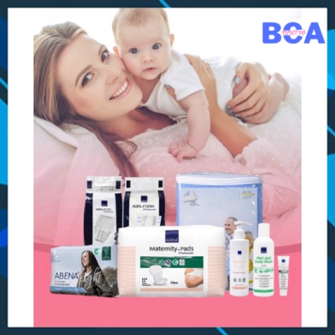 Combo đi sinh Abna Đan Mạch chuyên biệt cho mẹ dùng (7 món) - giải pháp chăm sóc sức khỏe toàn diện cho mẹ. , Tuyết Võ B