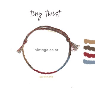 Vòng tay sợi mảnh (1mm) handmade Tiny Twist