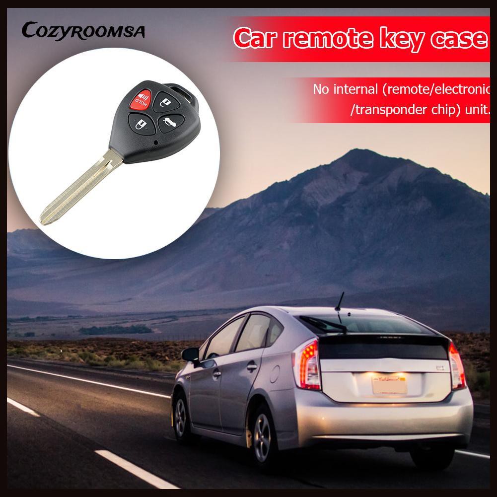 Vỏ chìa khóa điều khiển từ xa 4 nút thích hợp cho Toyota Camry Camry