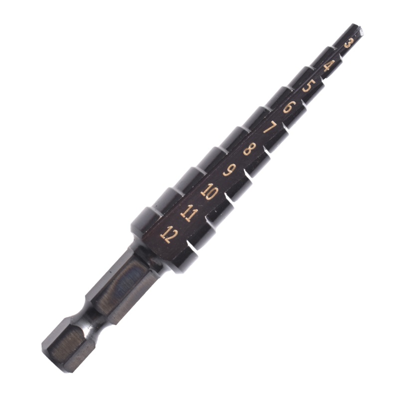 Mũi Khoan Bước Thẳng Rãnh Lục Giác Bằng Titan