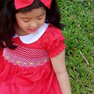 Cài tóc nơ đỏ