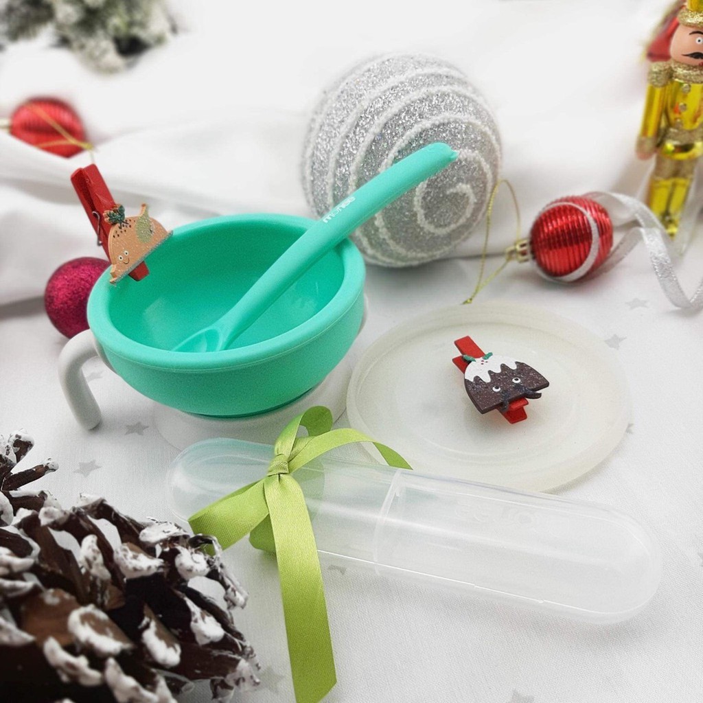 BÁT ĂN DẶM SILICONE MONEE BABY BOWL 150ml Quốc