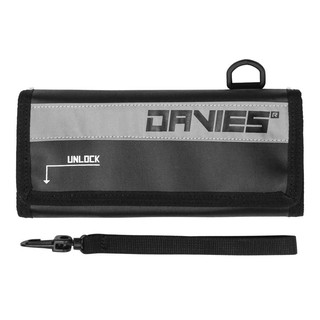 Ví da nam dài cầm tay, ví local brand nam nữ D.avies bóp màu đen, nhiều ngăn - Leather Warrior LW (Hàng real, Reseller))