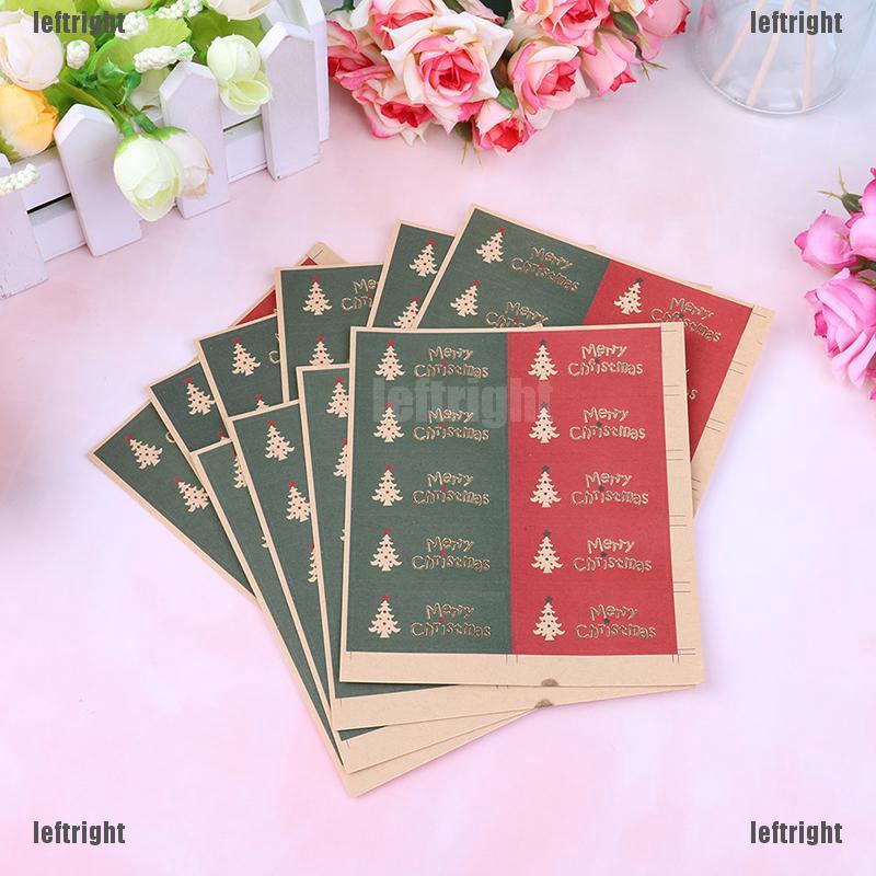 Bộ 100 Miếng Dán Trang Trí Cây Thông Giáng Sinh