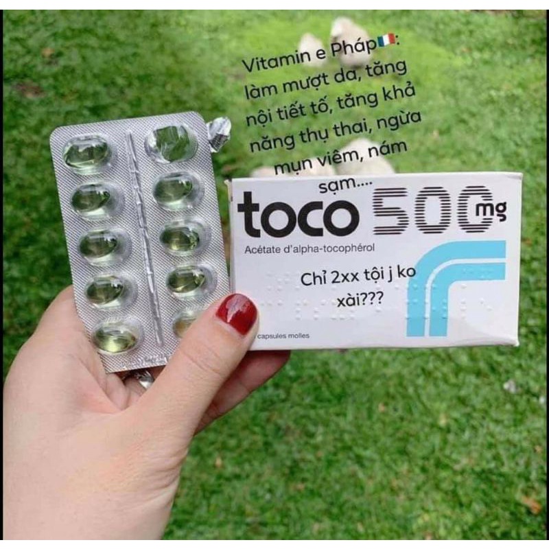 Viên E Toco 500mg Pháp