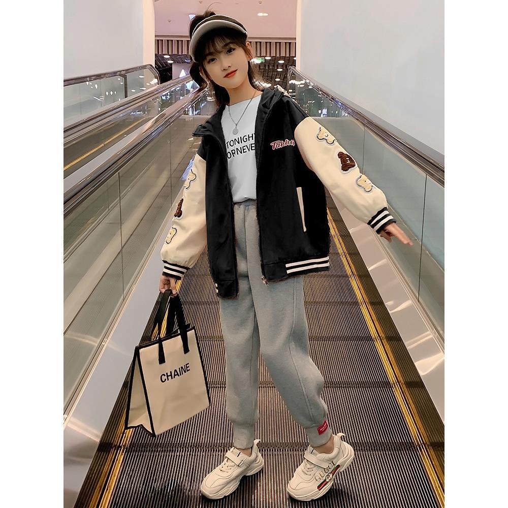 Hàng Có Sẵn Áo Khoác Bóng Chày Mùa Xuân Thu Phong Cách Phương Tây Mới Dành Cho Bé Gái 2022