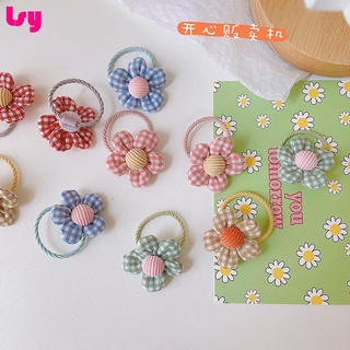 Bộ 10 cái dây buộc tóc dễ thương hàn quốc buộc tóc dây cao su hoa dây buộc tóc cô gái băng cao su mũ trẻ em