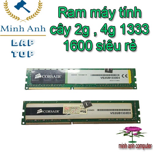 Ram pc ddram3 2g 4g bus 1333/1600