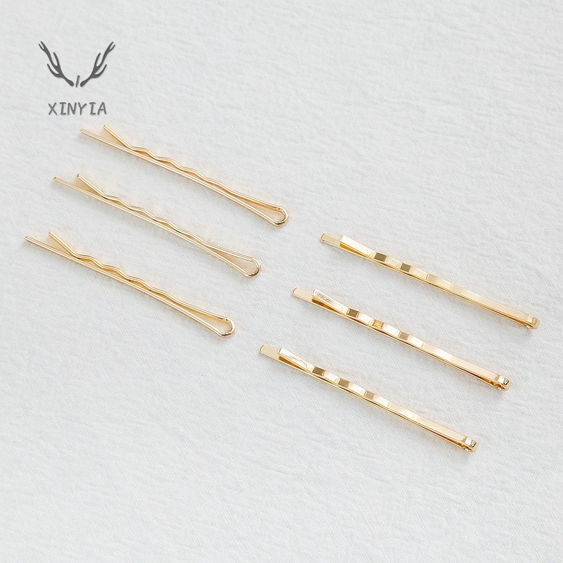 1pc Gold Diy Hairpin For Women - Xy1