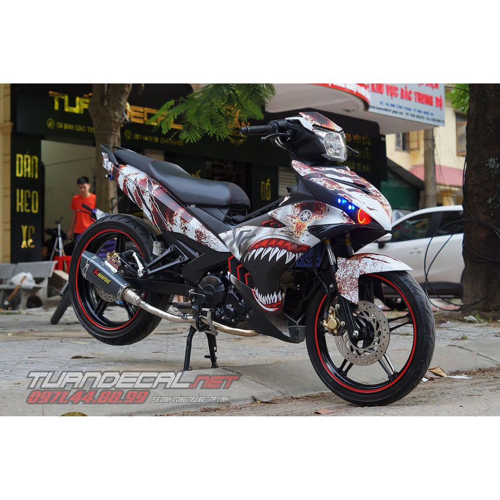 Tem trùm Exciter 150 rỉ sét